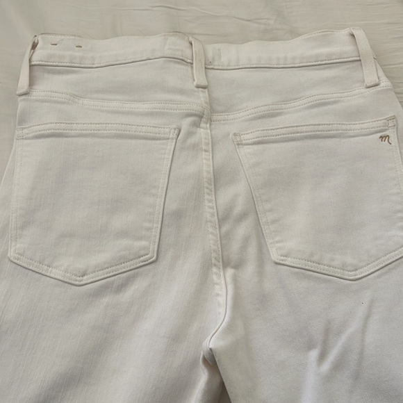 Madewell White Skinny Jeans - High Rise - Picture 3 of 3